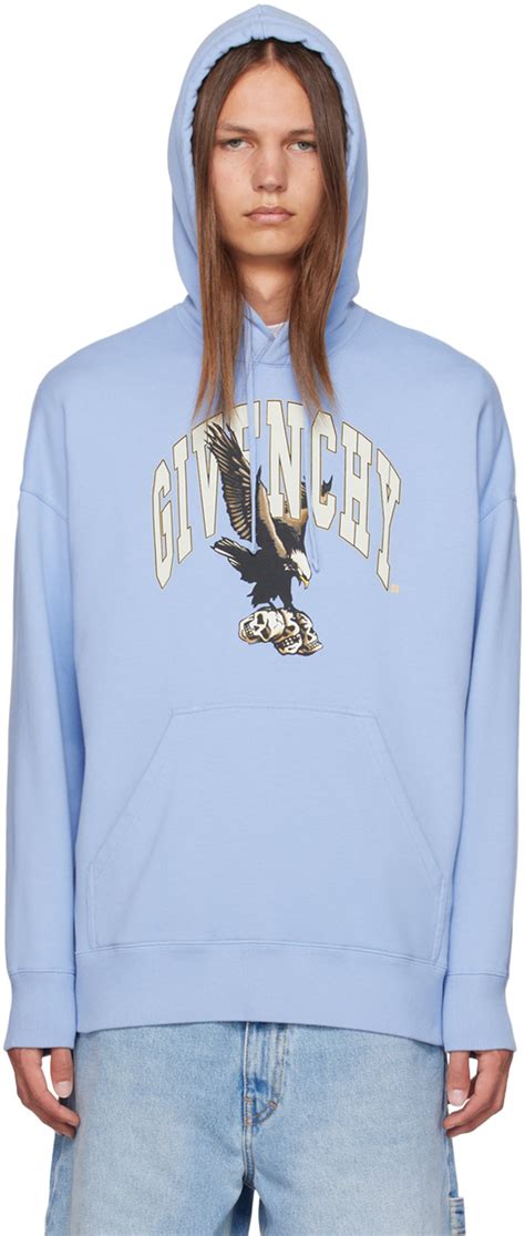 givenchy hoodie blue|reversible givenchy black hoodie.